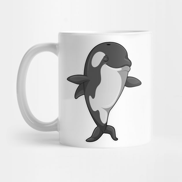 Killer whale at Yoga Fitness in Standing by Markus Schnabel